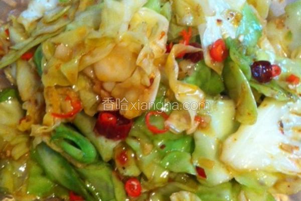 炝炒圆白菜