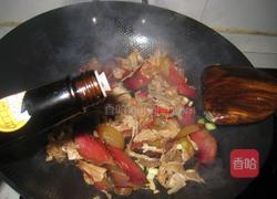 湖南腊肉炒笋皮的做法图解8