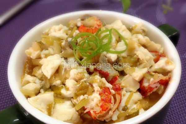 雪菜豆腐虾仁