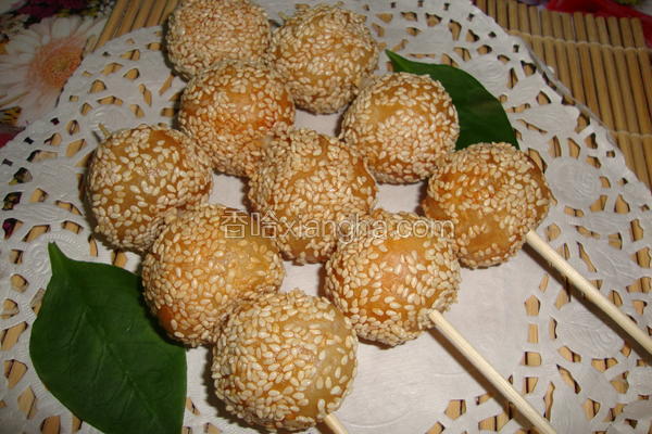 雪梨芝麻串