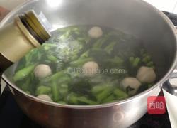 青菜鱼丸汤的做法图解6