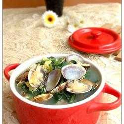 菠菜花蛤粉丝汤的做法[图]