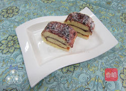 蓝莓椰丝卷的做法图解13