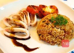 腊味饭配烤鲜鱿鱼的做法图解8