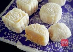 奶黄椰丝冰皮月饼的做法图解10