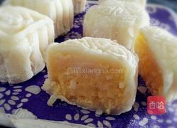 奶黄椰丝冰皮月饼的做法图解11