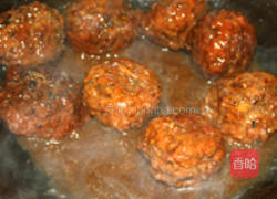 莲藕狮子头的做法图解12