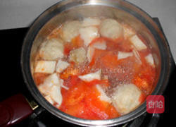 西红柿鱼丸面的做法图解4