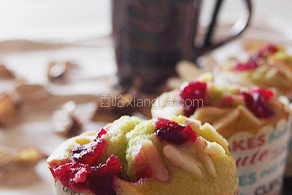 蔓越莓斑斓玛芬