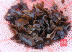 豆腐炒木耳的做法图解4