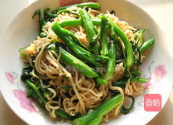 蚝油菜心面的做法图解6