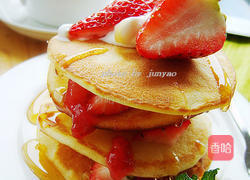蜂蜜草莓松饼的做法图解9