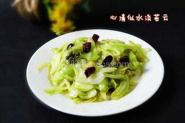 炝炒手撕包菜