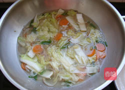 泡菜肥牛乌冬面的做法图解7