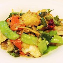 豆豉杂蔬炒鱼的做法[图]
