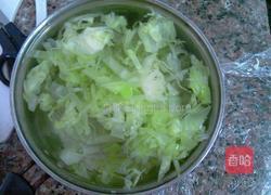 炝拌包菜的做法图解2
