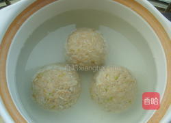 清炖莲藕狮子头的做法图解12