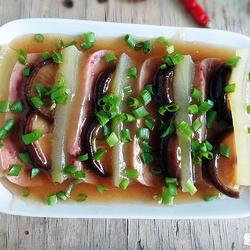 香菇火腿蒸冬瓜的做法[图]