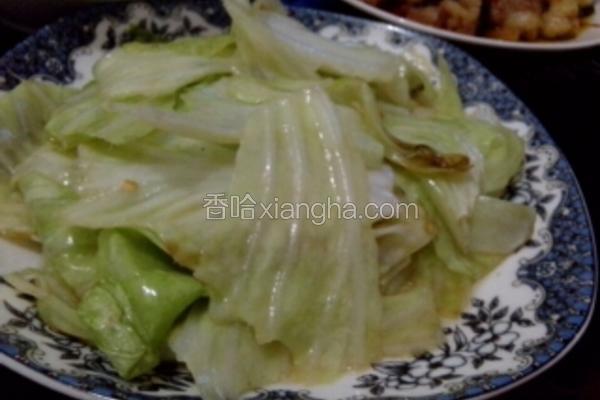 清炒莲花白