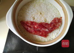 广味香肠煲仔饭的做法图解5
