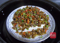 榨菜肉末蒸豆腐的做法图解10