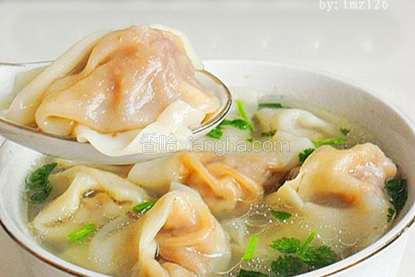 萝卜肉馅馄饨