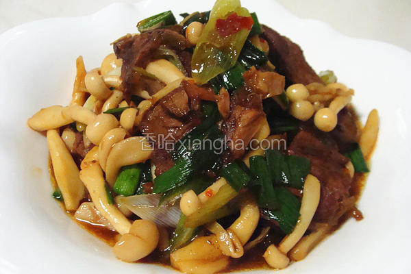 青蒜酱牛肉