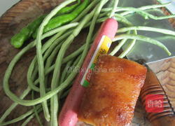 糯饭腊肉海苔卷的做法图解1