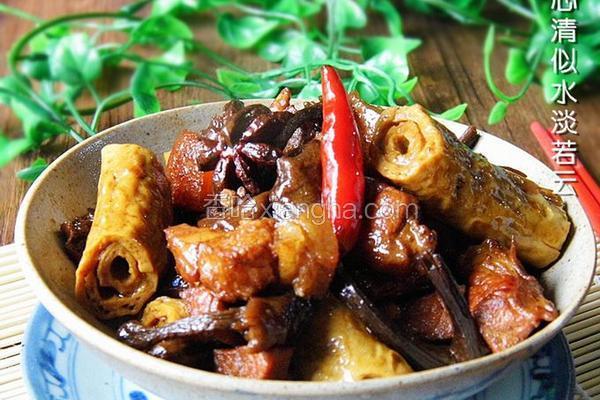 豆筋棍烧肉