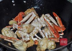 葱姜干炒蟹的做法图解8