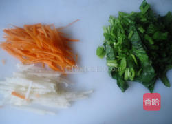 菠菜胡萝卜卷的做法图解2