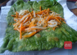 菠菜胡萝卜卷的做法图解10