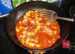 鸡腿焖饼的做法图解21