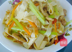 千张炒肉丝的做法图解8