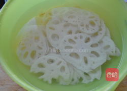 芥末藕片的做法图解4