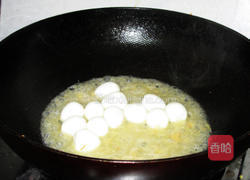 鹌鹑蛋扒桃仁的做法图解11