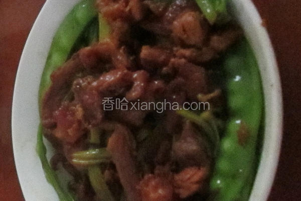 荷兰豆炒猪肉