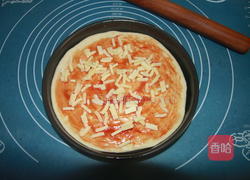 香菇火腿披萨的做法图解10