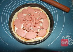 香菇火腿披萨的做法图解12