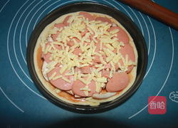 香菇火腿披萨的做法图解13