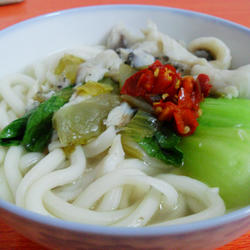 酸菜鱼乌冬面的做法[图]