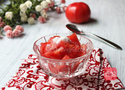 糖拌西红柿的做法图解3