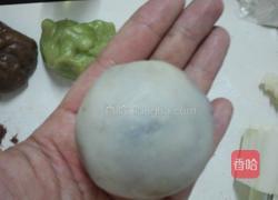 彩色冰皮月饼的做法图解8