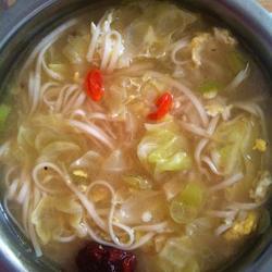 白菜鸡蛋面的做法[图]