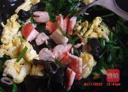 蟹肉炒鸡蛋的做法图解9