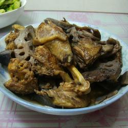 莲藕炒鸡肉的做法[图]