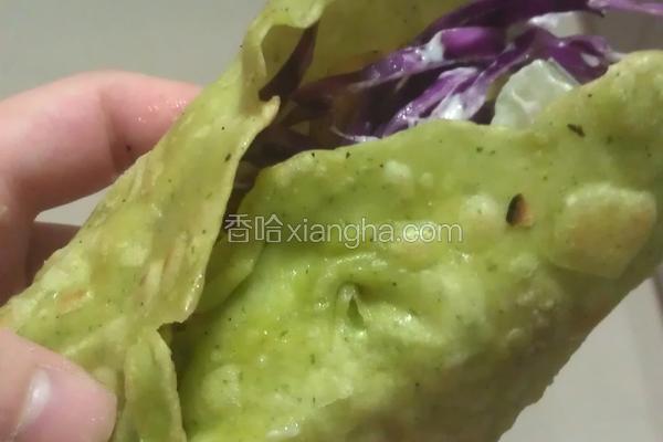 菠菜鸡肉卷