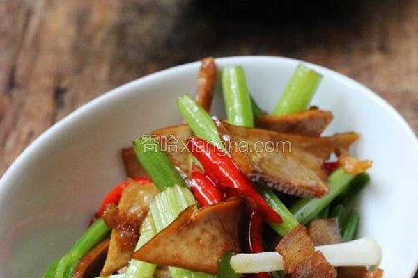 香芹炒香干