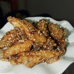 椒盐芝麻鸡翅的做法[图]
