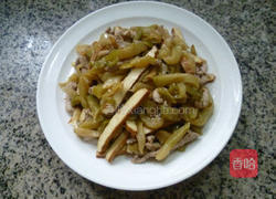 香干里脊肉炒榨菜的做法图解12